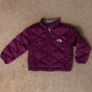 Toddler Girls North Face down jacket